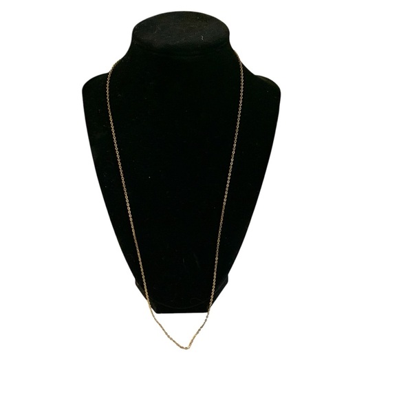 Avon Brilliant Cut Chain Goldtone Necklace size large NIB 1989 - Picture 1 of 6